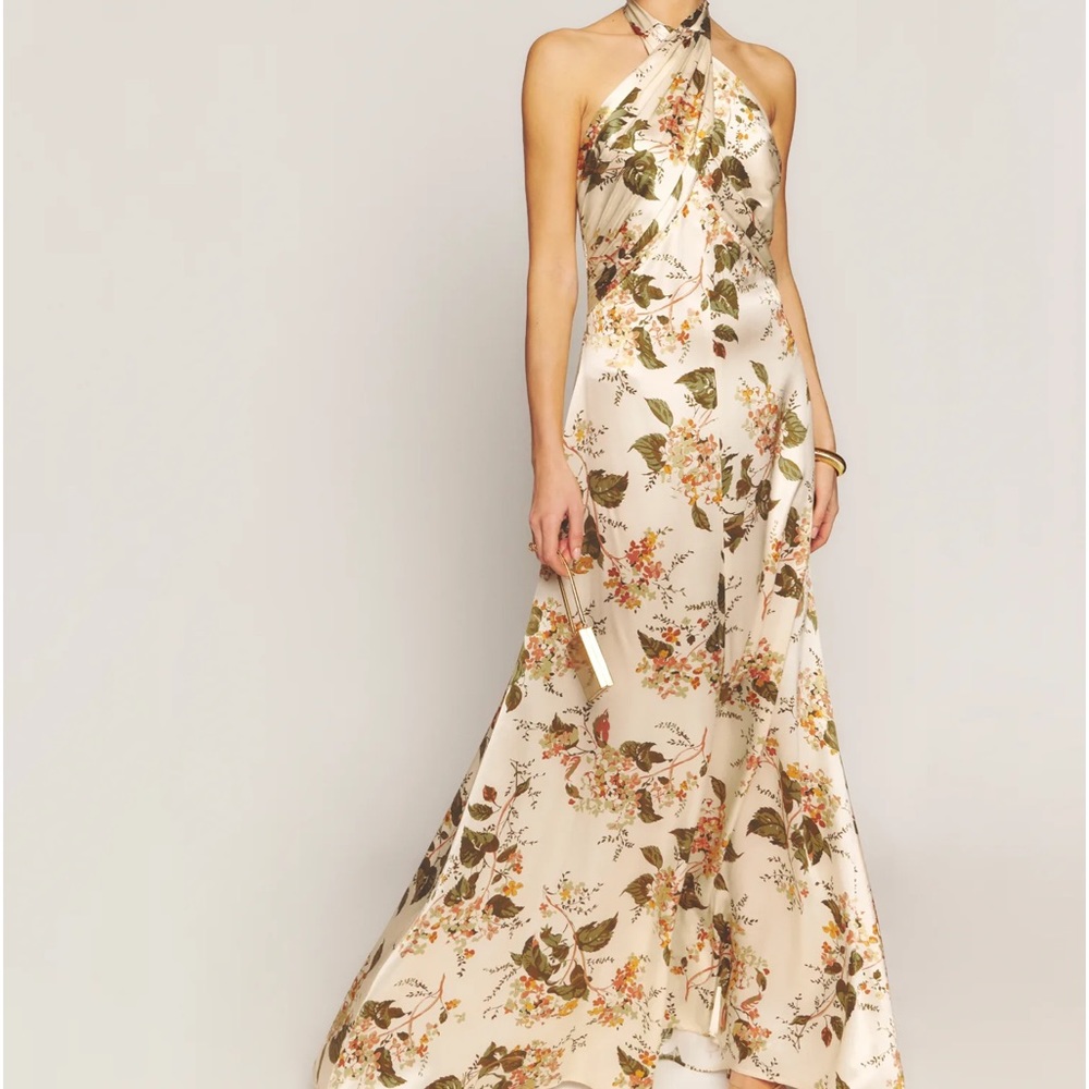 REFORMATION Veria silk dress